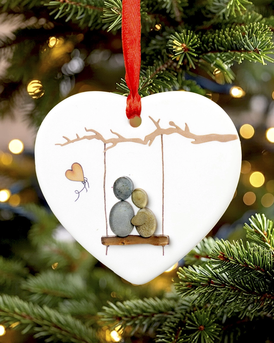 Ceramic and Acrylic Ornament