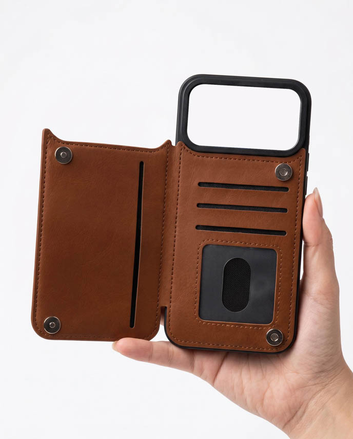 Leather Wallet Card Case (Made in US)