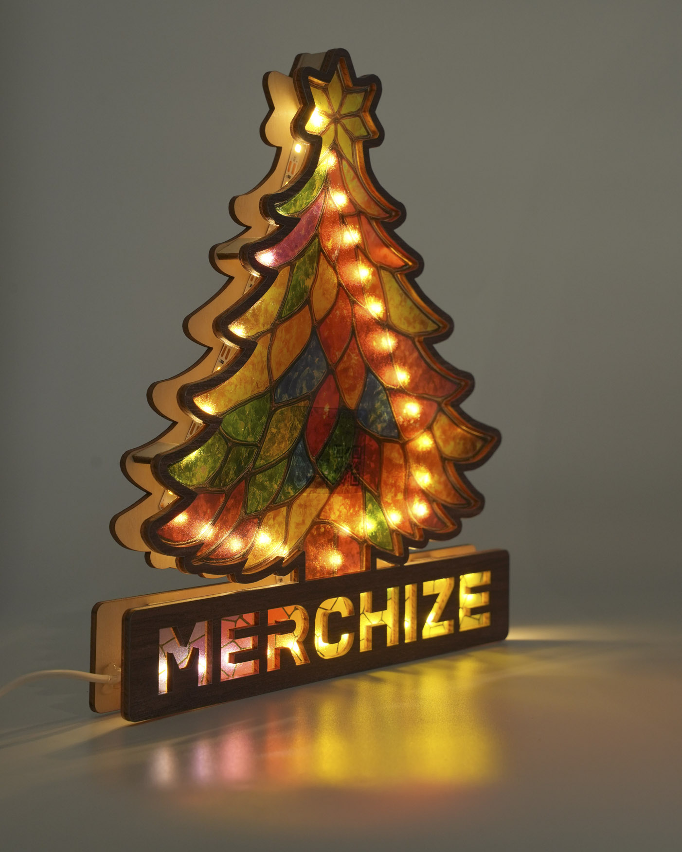 Custom Shape Suncatcher Photo Night Light Box