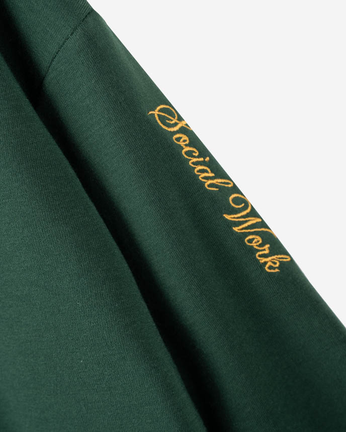 Embroidered Lightweight Quarter Zip Sweatshirt