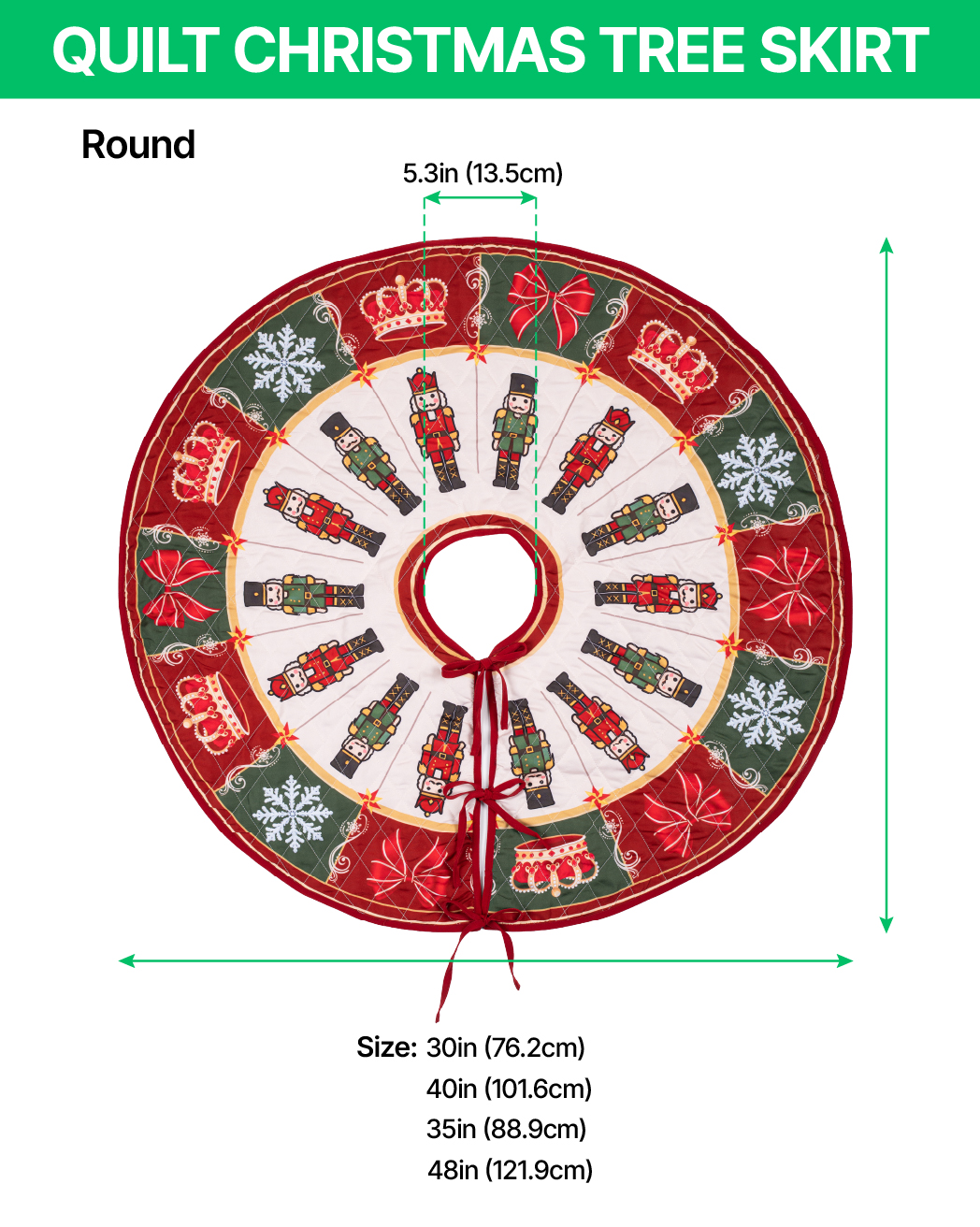 Quilt Christmas Tree Skirt