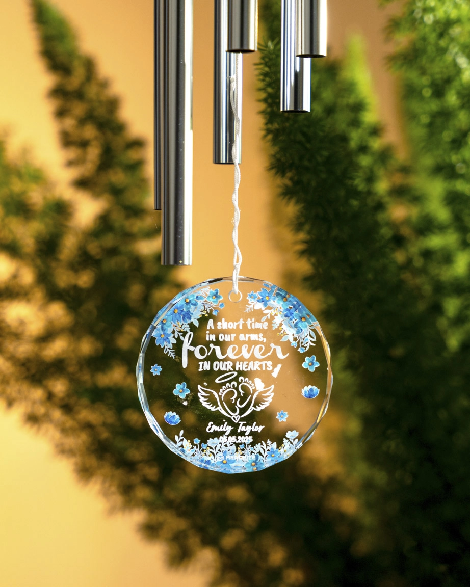 Glass Ornament Wind Chime