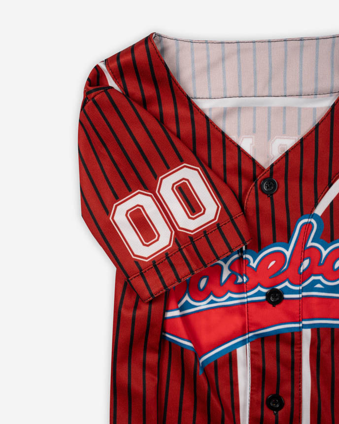 All-over Print Youth Crop Top Baseball Jersey Without Piping