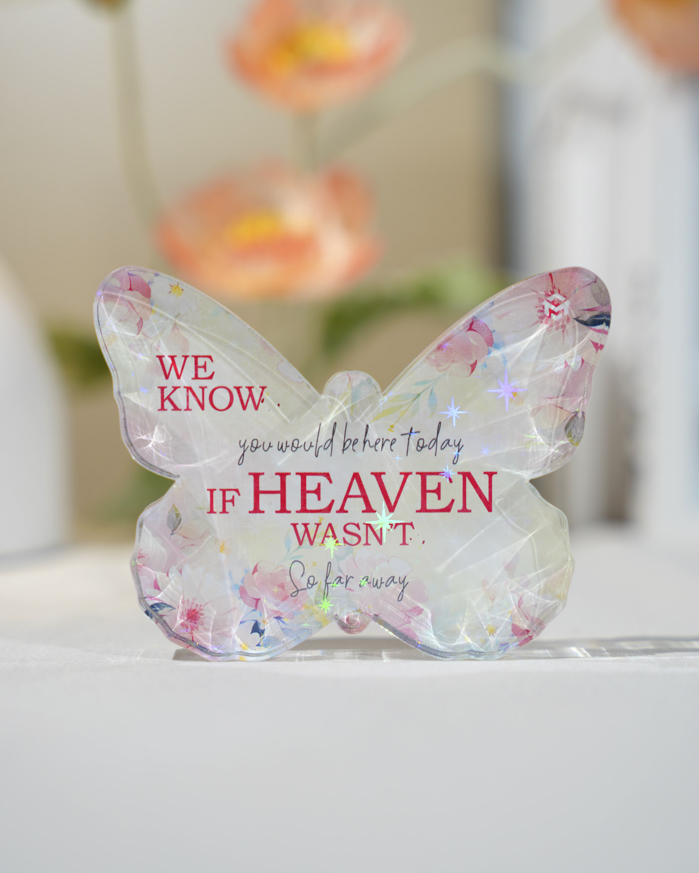 2-side Printed Hologram Acrylic Plaque (without stand) 0.6 IN