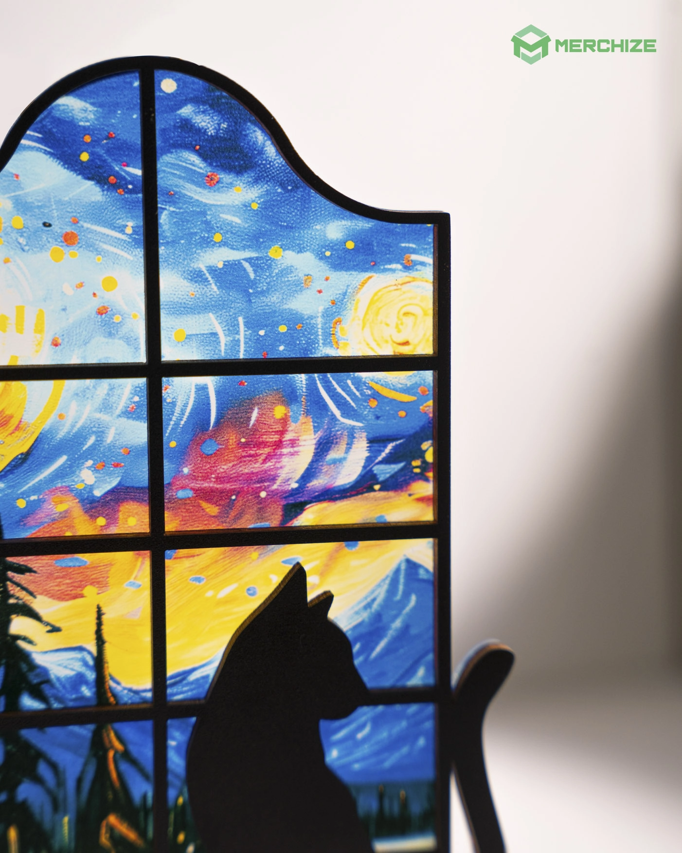 Custom Shape Plug-In Suncatcher Night Light