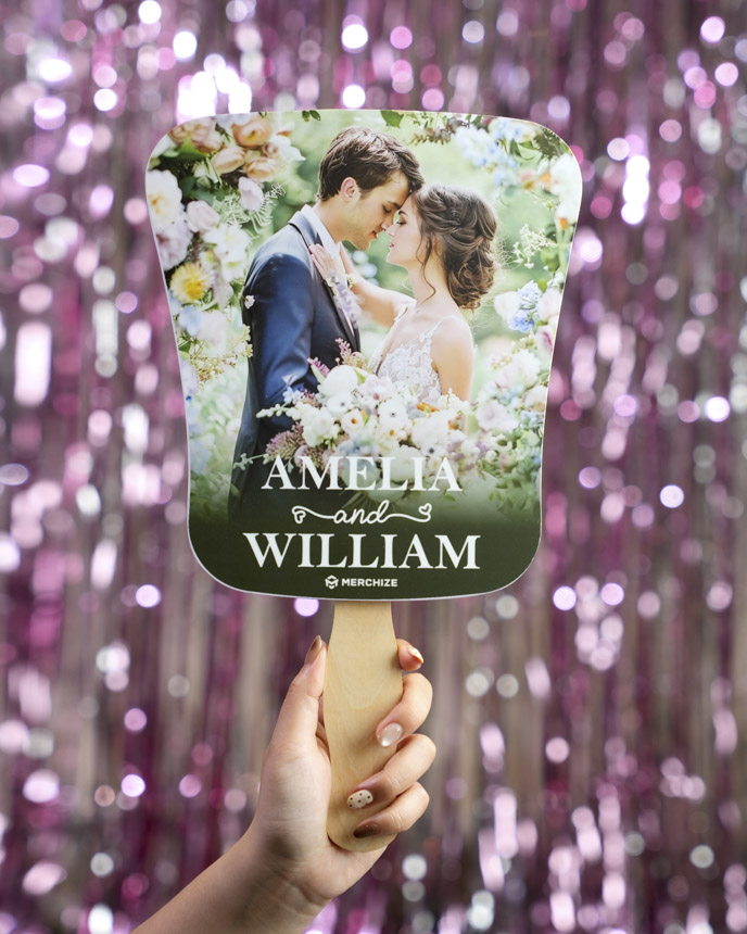 Custom Shape Photo Hand Fan