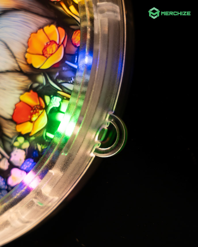 Acrylic LED Hanging Light Lamp (Circle Frame)