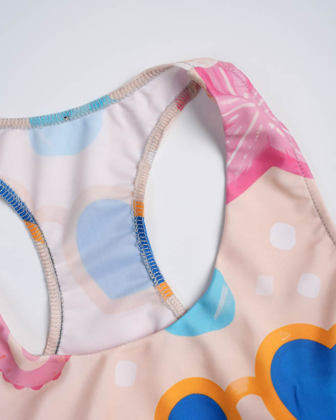 All-over Print Sporty Tank Bikini