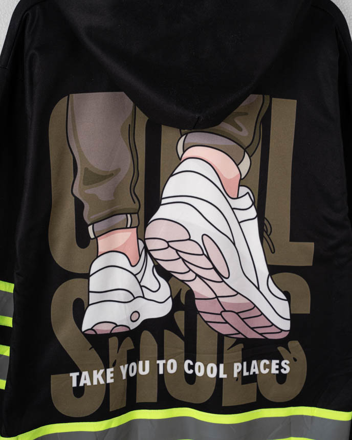 All-over Print Reflective Hoodie (Lightweight)
