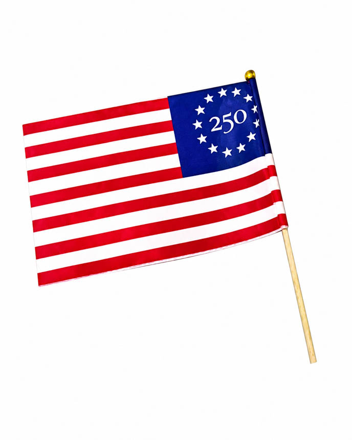 2-side Printed Hand Flag (Made in US)