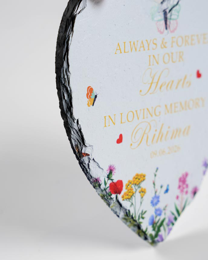 2-side Printed Memorial Garden Stone