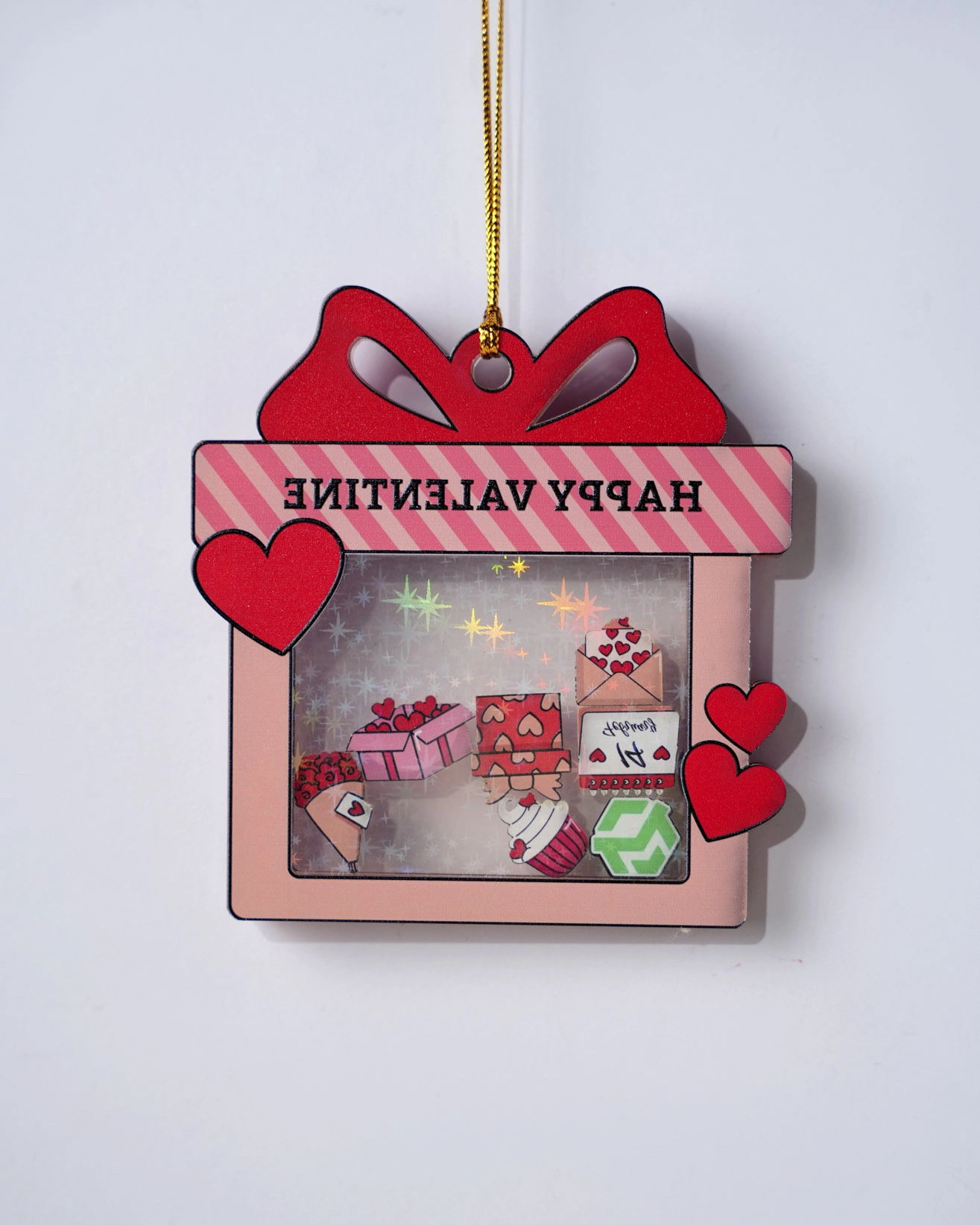 4-Layer Hologram Shaker Ornament