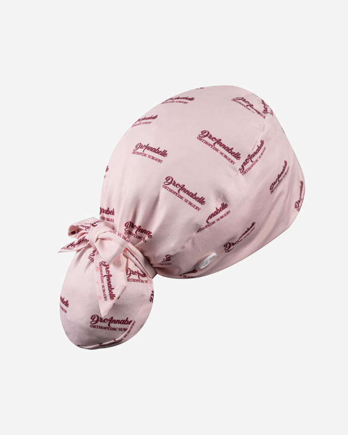 All-over Print Ponytail Scrub Cap