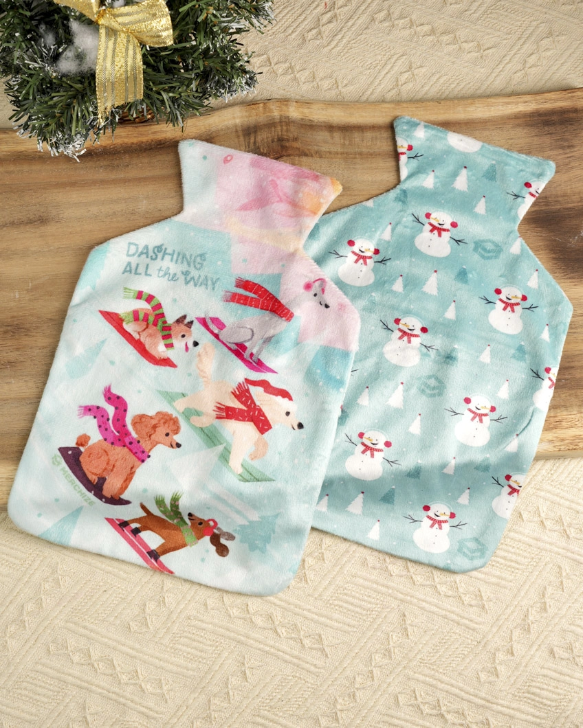 Plush Hot Water Bottle Cover
