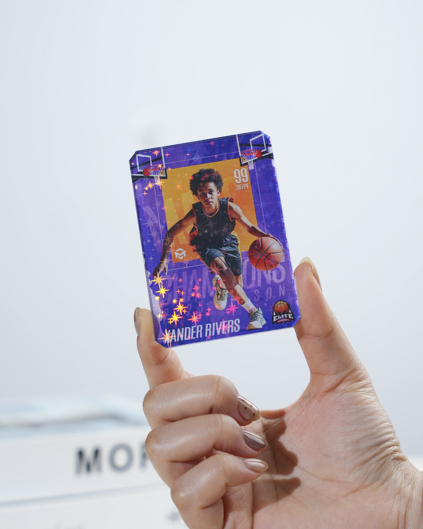 Custom Shape Hologram Card