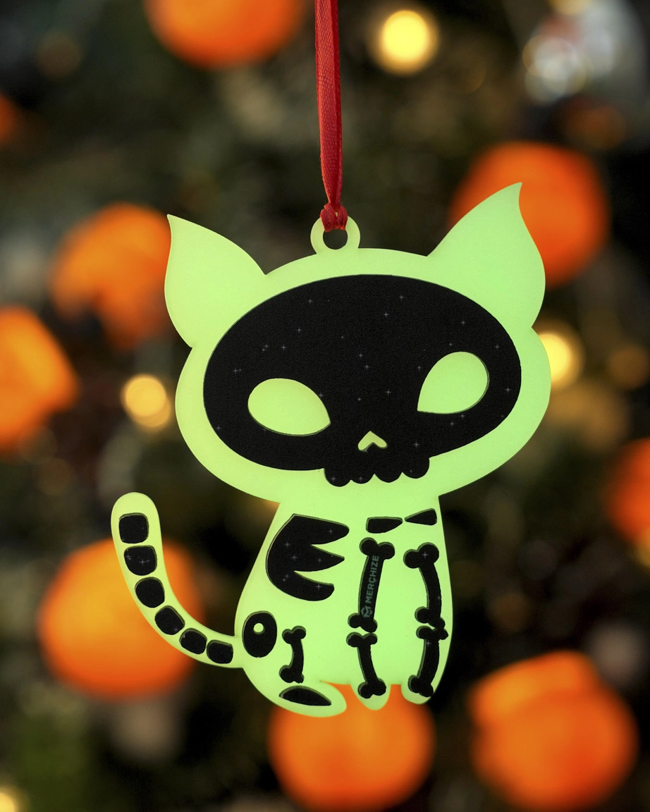 Custom Shape Wood and Luminous Acrylic Ornament
